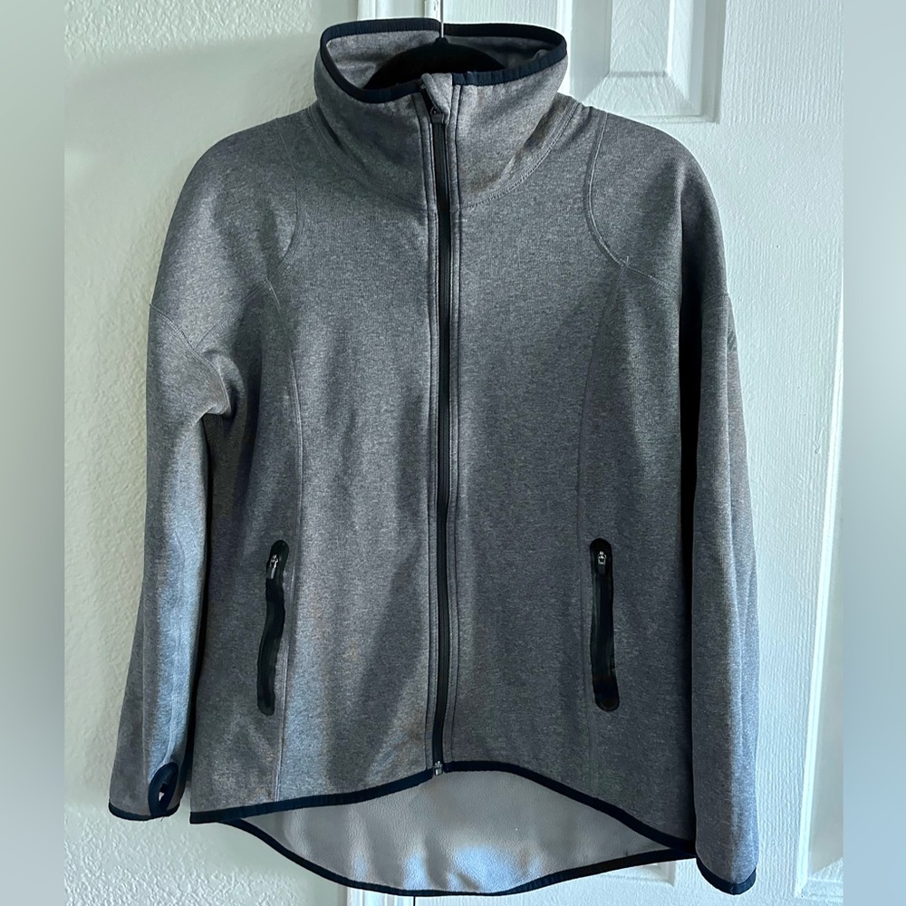 Eddie Bauer Women's After Burn 2.0 Fleece Jacket | small | Grey/Black